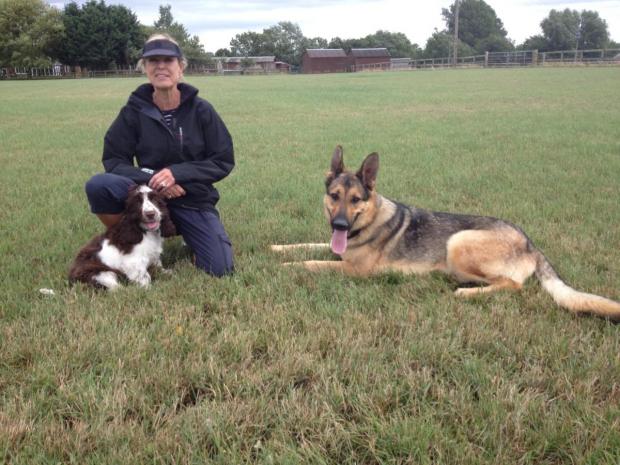 Sally with Marley & Boy